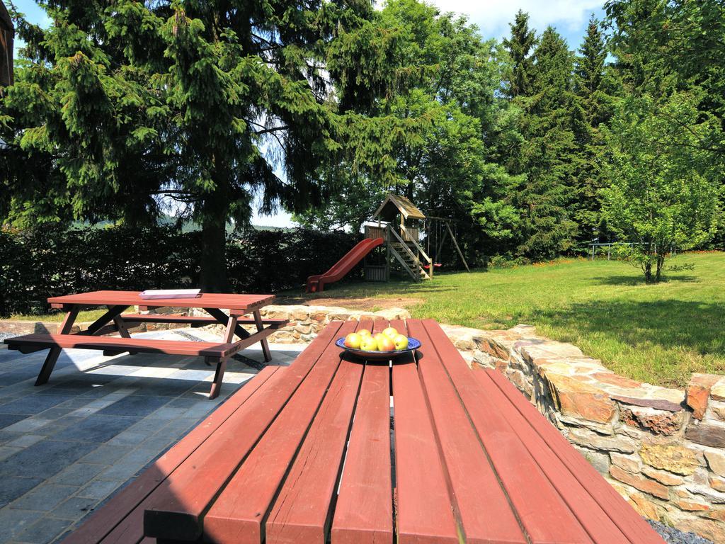 Cozy Holiday Home In Odeigne With Sauna Bagian luar foto
